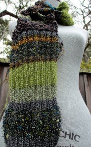 Stitches and Yarn Textured Scarf #2