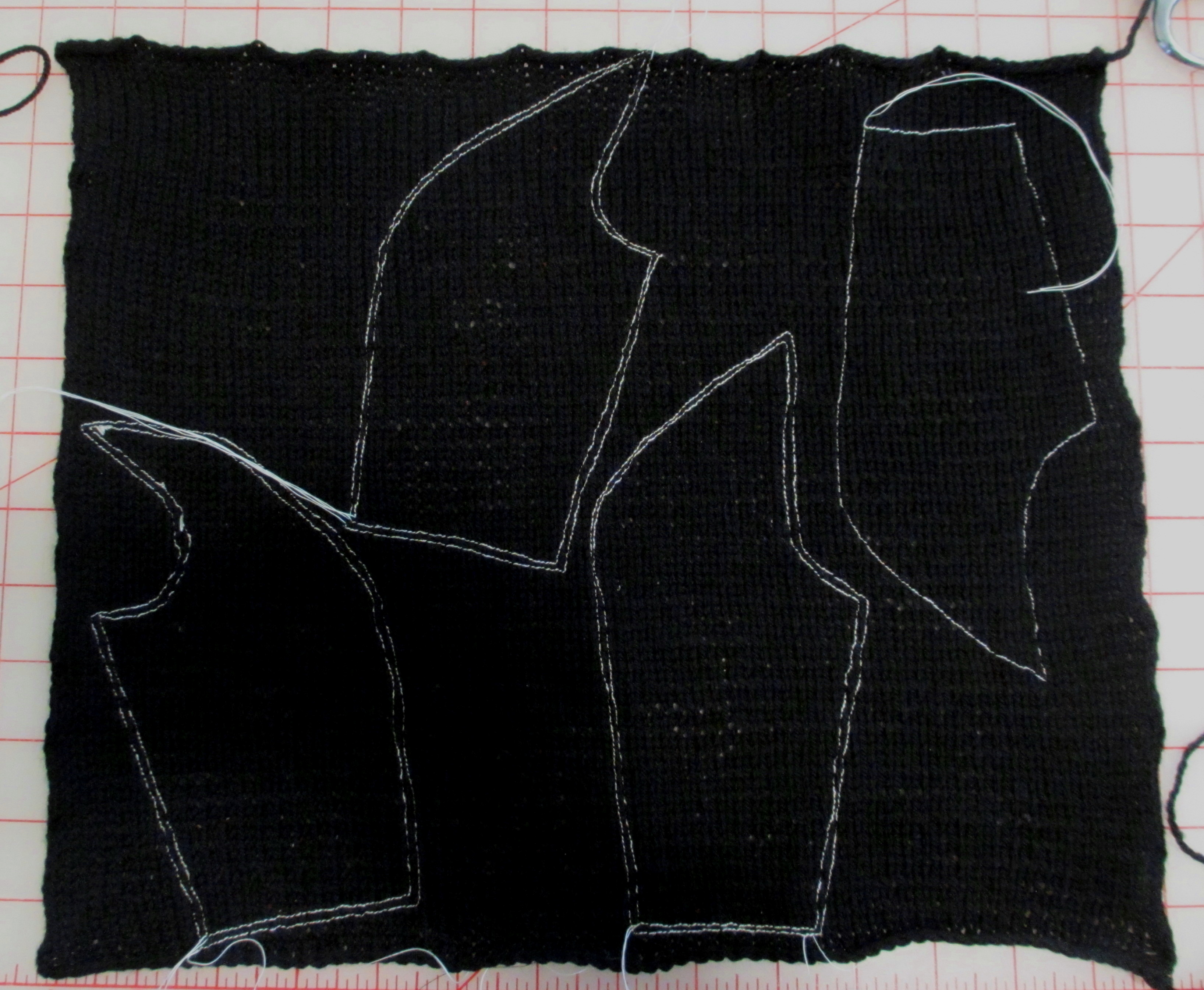 Combining Hand Knit With Fabric #3_1